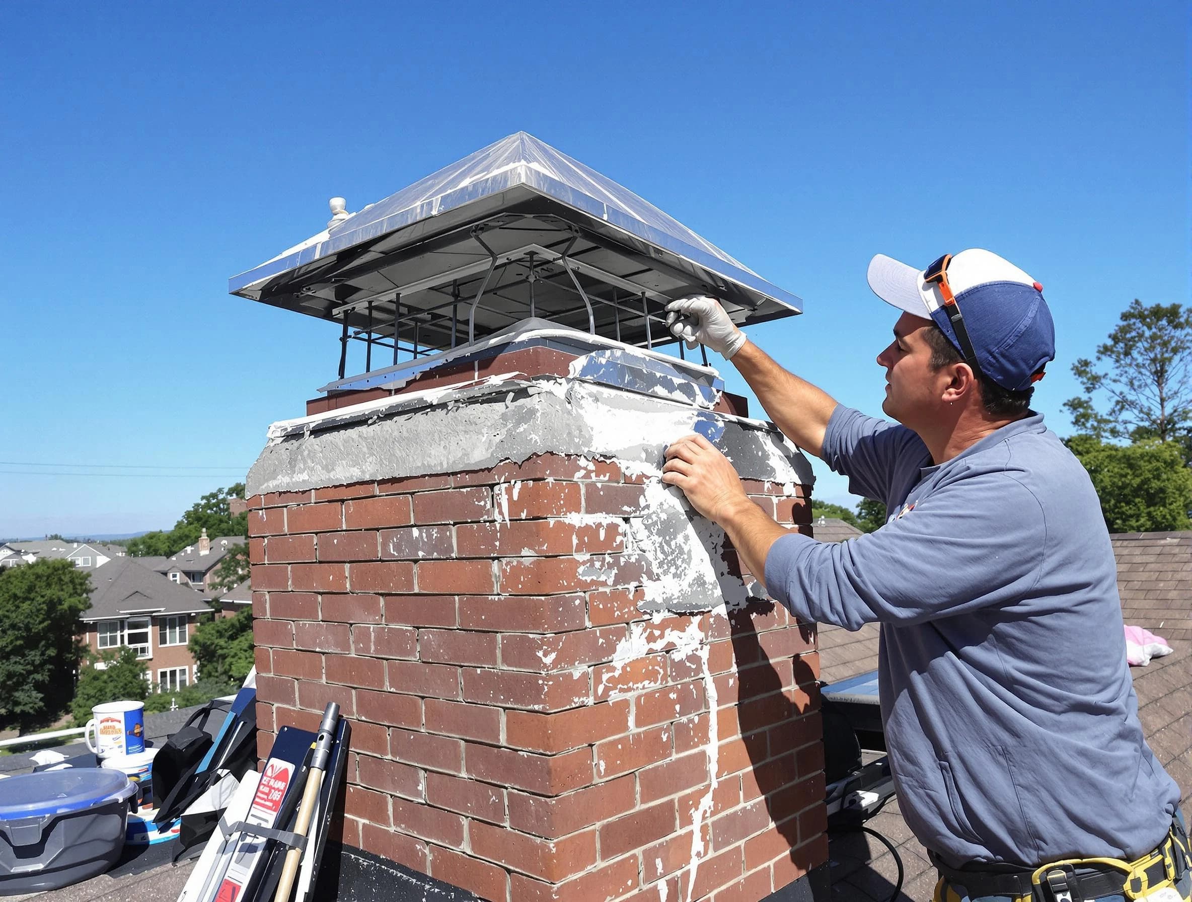 Chimney Crown Services service in Stansbury Park, UT